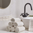 Σετ 10τμχ Πετσέτες Cannon Cotton Fresh 30X50 Ivory